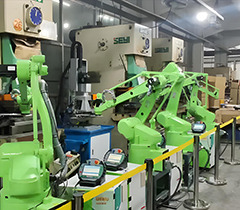 沖床上下料機器人案例